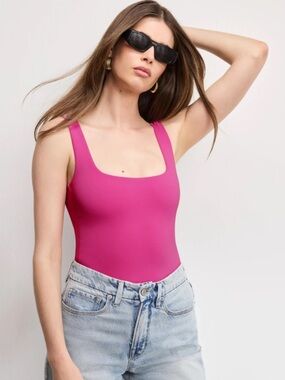 Good American Sculpting Modern Tank Bodysuit